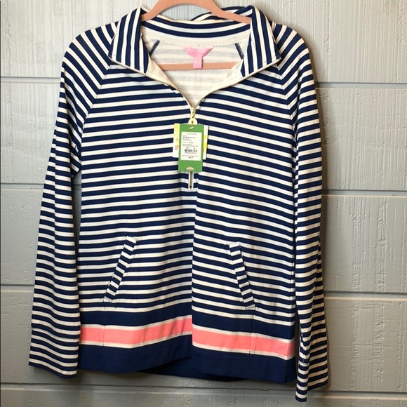 Lilly Pulitzer Tops - Lilly Pulitzer guava melon stripe skipper Lilly Pulitzer Tops - Lilly Pulitzer guava melon stripe skipper